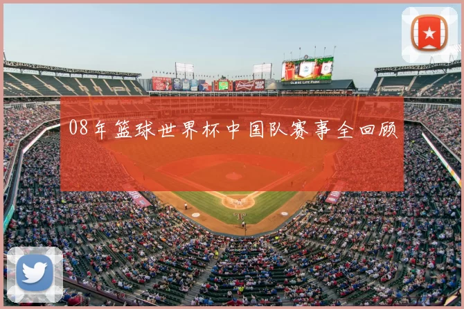 08年篮球世界杯中国队赛事全回顾